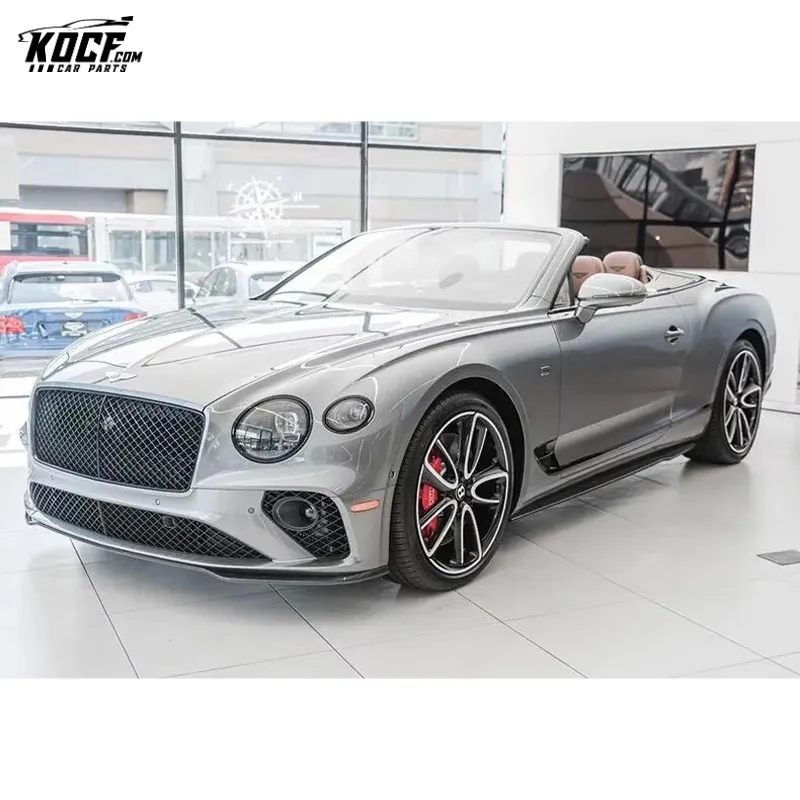 100-year Limited style Carbon Fiber Body kit Side Skirts Panel protector For 2020 Bentley Continental GT W12