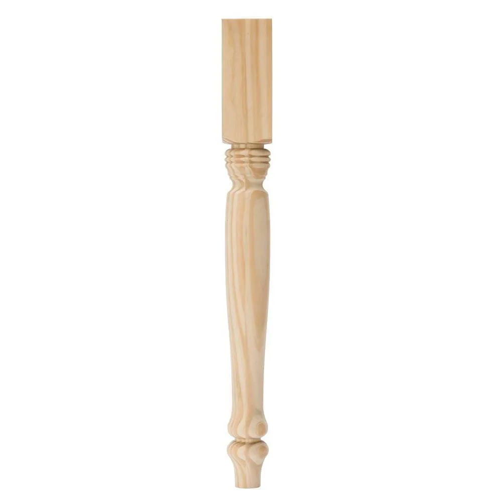 15-1/4 in. Country Pine Table Leg