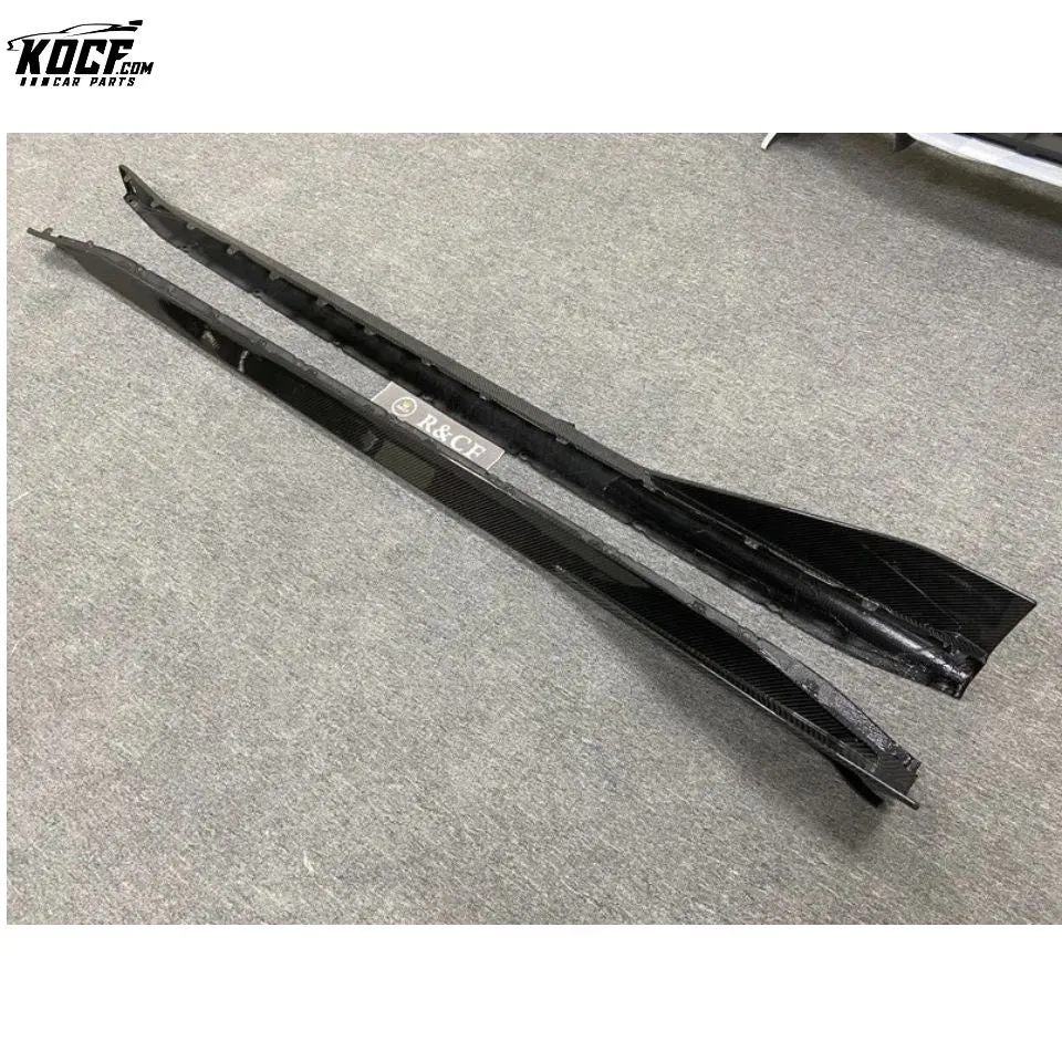 2020 2021 G80 M3 G82 M4 MP style Carbon Fiber Side Skirts Rocker Panel For BMW G80 G82 NEW M3 M4 Nice fitment
