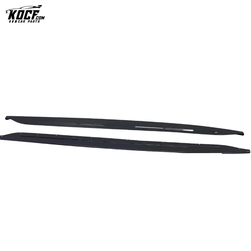 2020  G80 M3 G82 M4 Flat Shape Carbon Fiber Side Skirts Extension Rocker Panel For BMW G80 M3 G82 M4