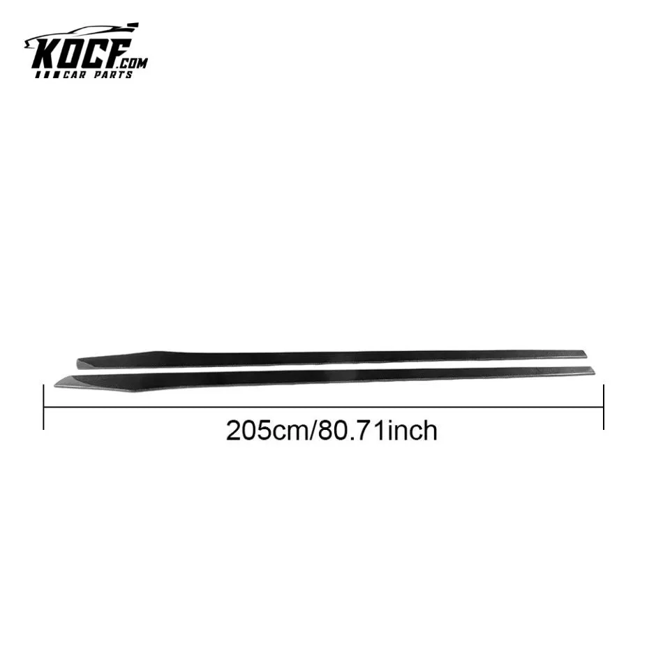 215CM Carbon Fiber Universal Side Skirts for BMW M2 M3 M4 G20 G30 G38 F90 X4 X5 X6