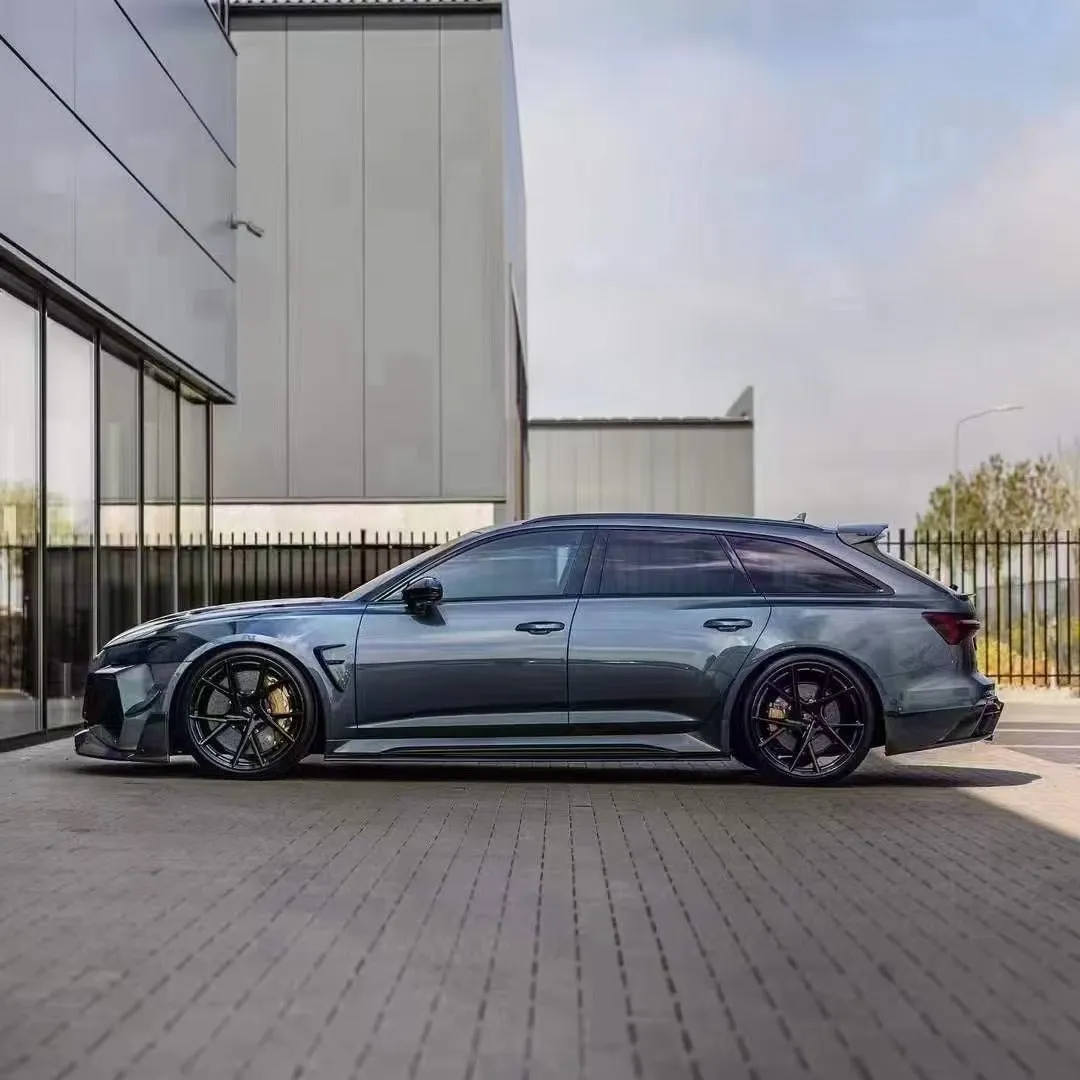 Aero Republic M Style Side Skirts for Audi RS6 C8 2020-ON Carbon Fiber / FRP