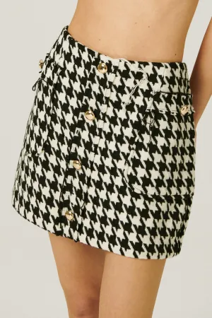 Allen Frayed Mini Skirt