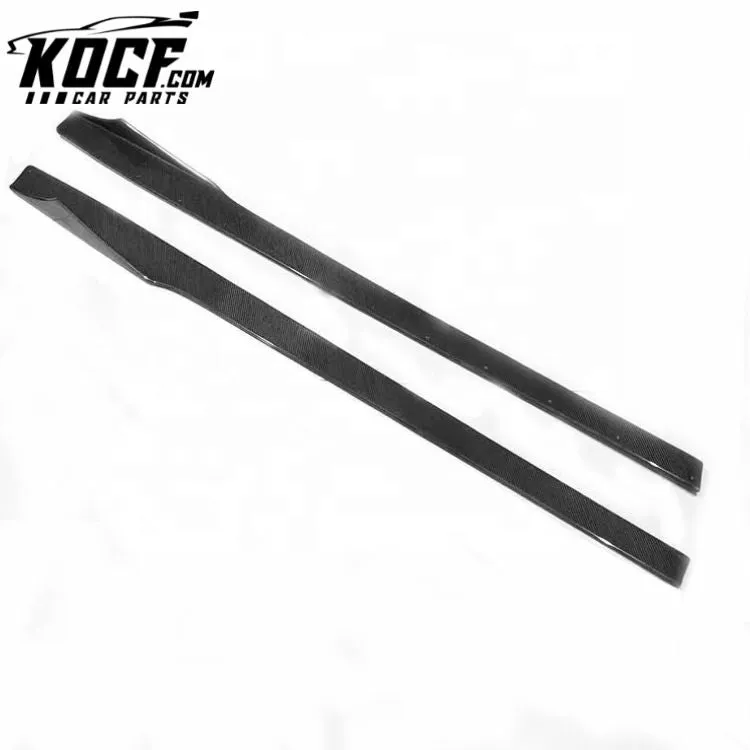 Auto Side Skirts For BMW F87 M2 MTC Type Carbon Fiber Trunk Body Kit 2016 