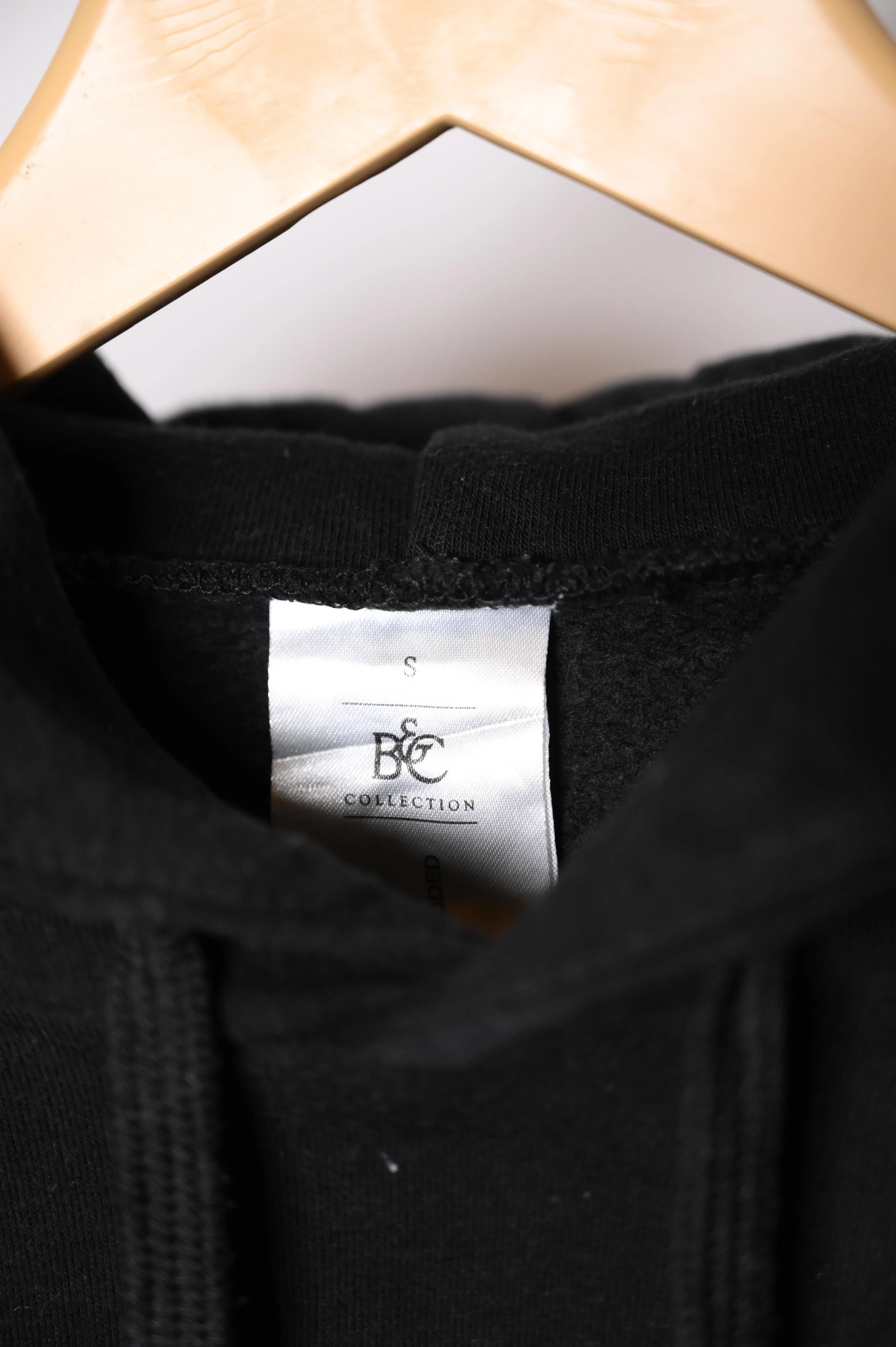 B&C Black Hoodie (Small, Good Condition, Unisex)