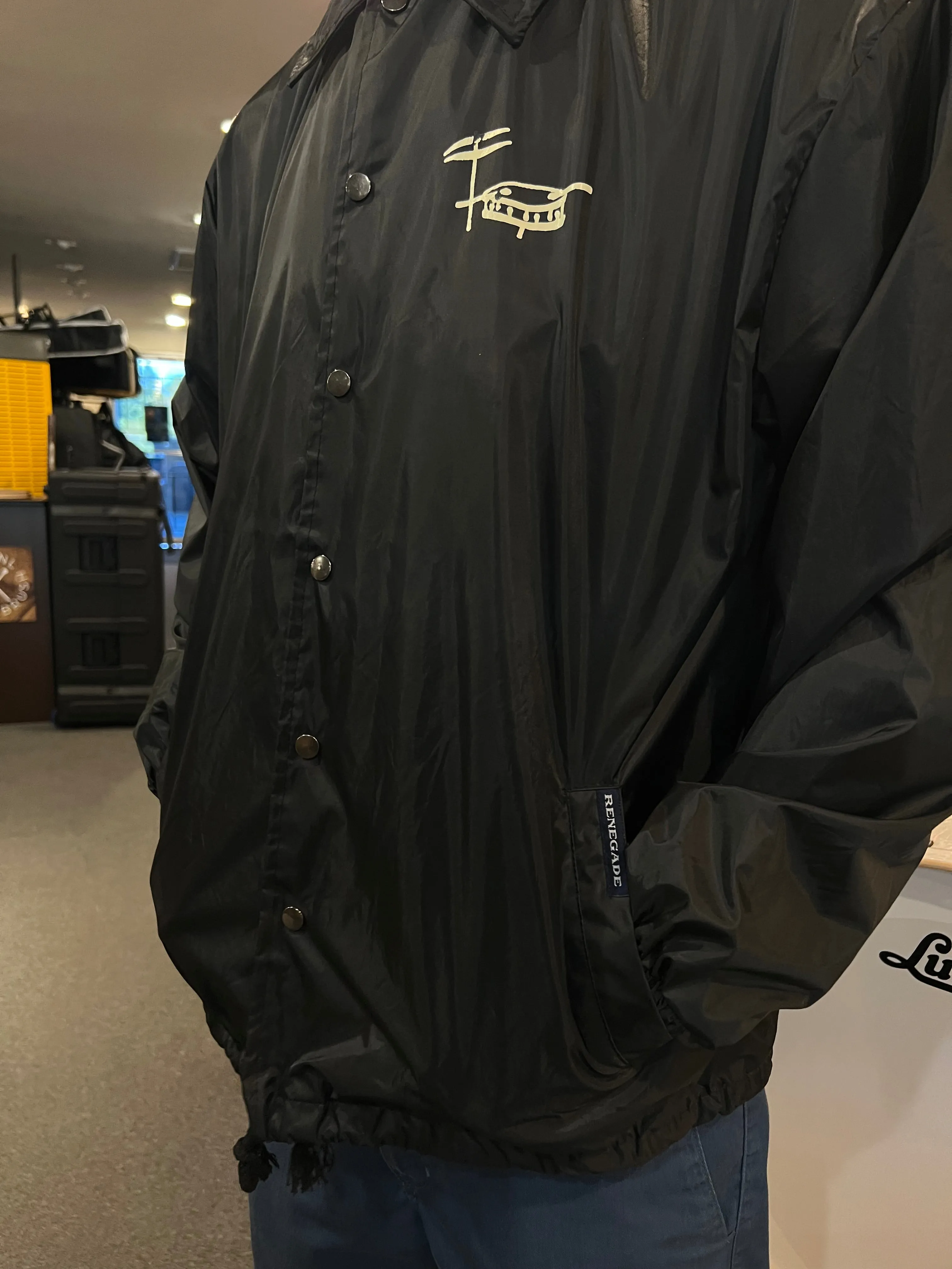 Bentley's Drum Shop Vintage Windbreaker Jacket