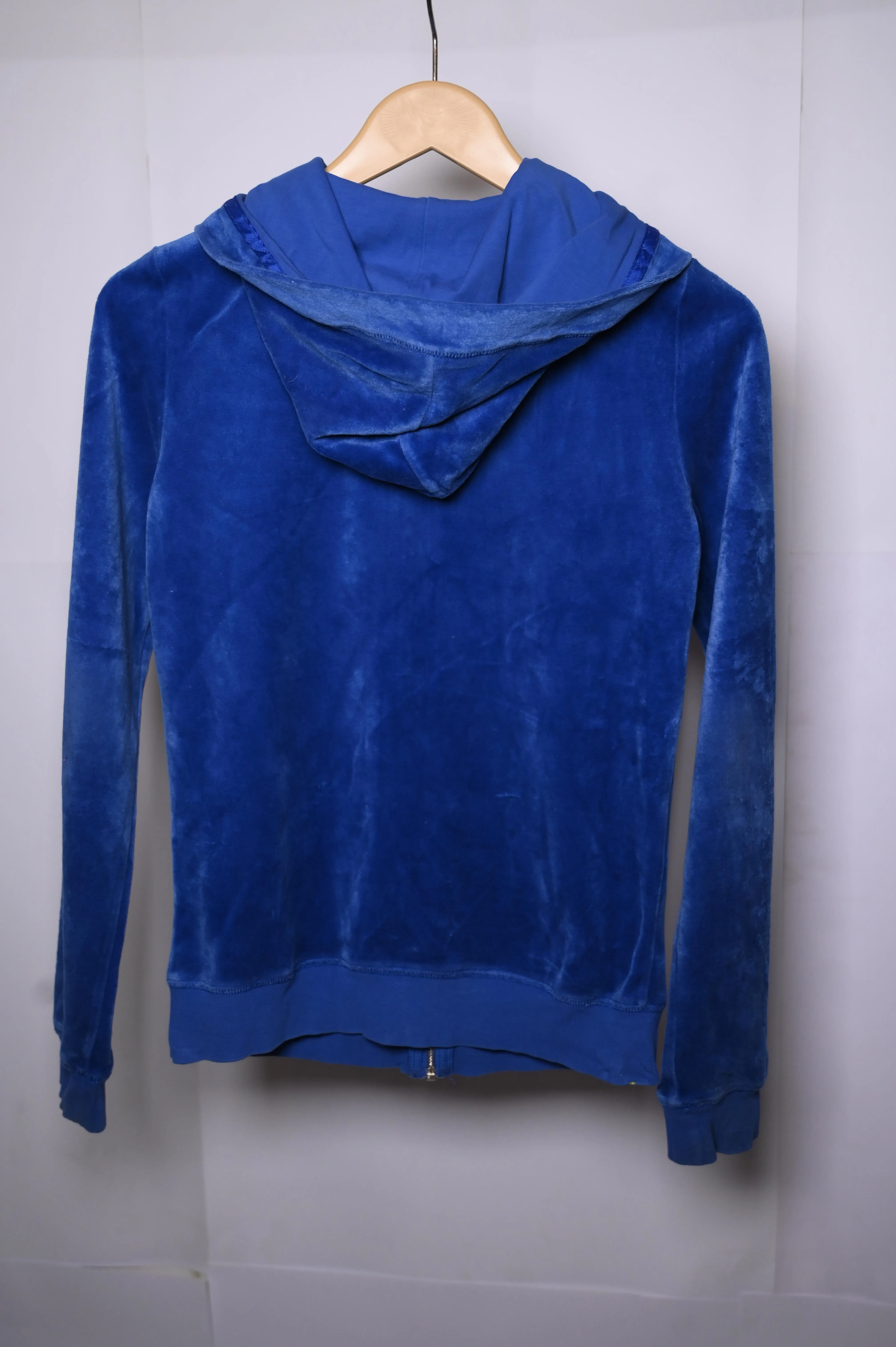 BGDK Blue Zipper Hoodie - XS