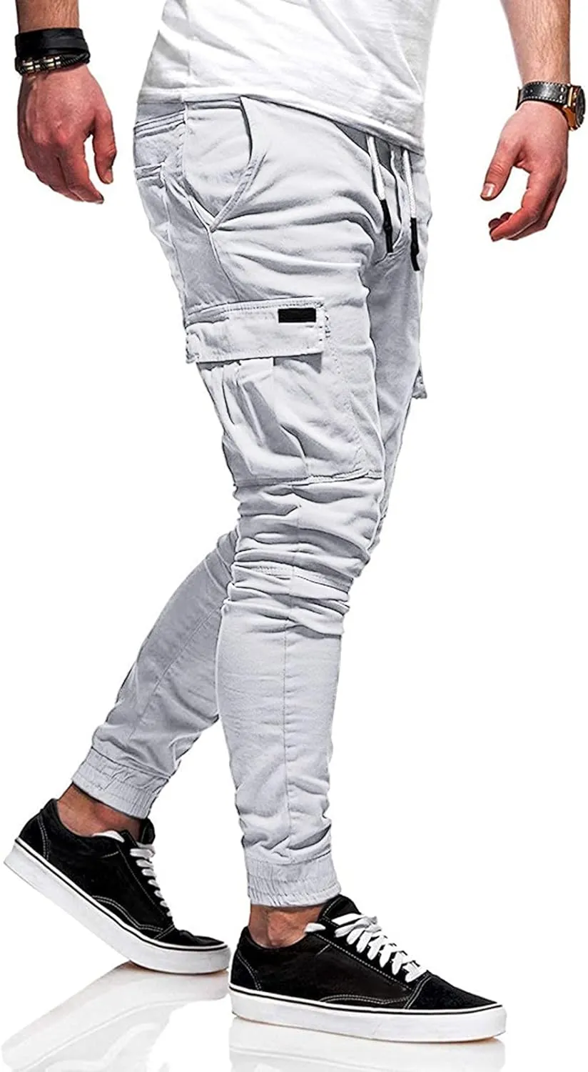 Big and Tall Cargo Pants for Men Sweatpants for Men Tactical Work Pants Sweatpants for Workout Running Training Pants