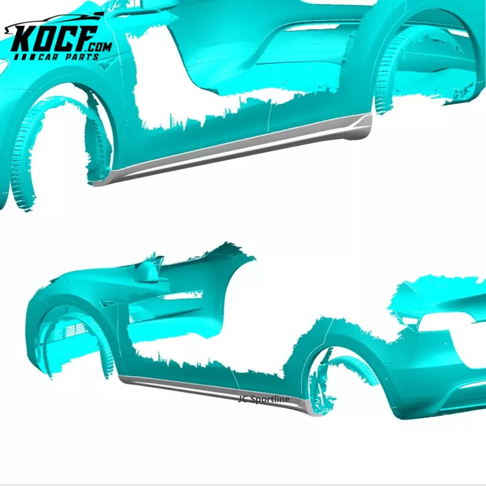 Carbon Facelift New S3 Car Side Skirts for Audi S3 8Y Premium Sedan 4-Door 2021-2022