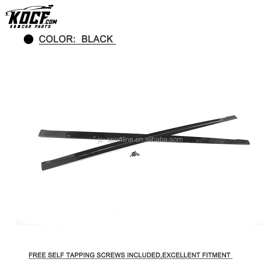 Carbon Fiber Car Side Skirts Extension for Alfa Romeo Giulia Sedan 4-Door 2017