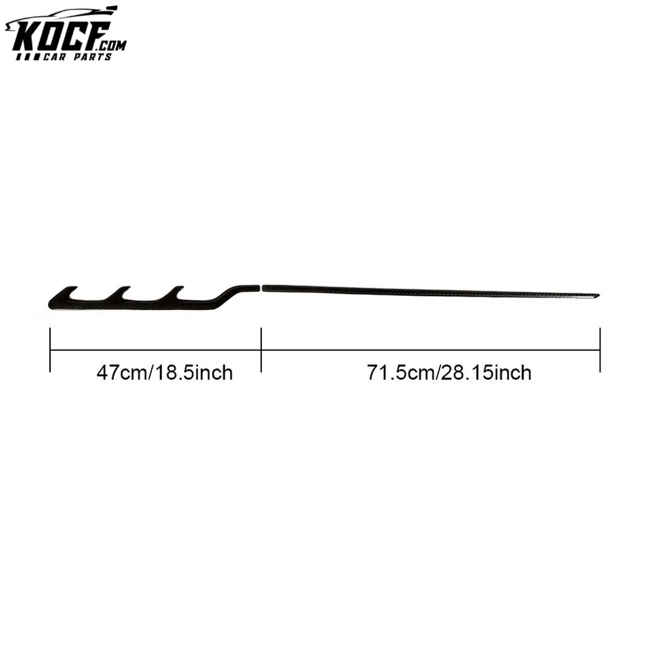 Carbon Fiber Front Fender Vents Exterior Trims for Maserati Levante S Sport 2017-2019