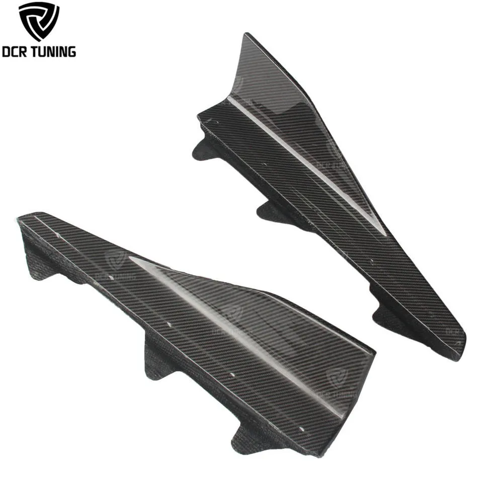 Carbon Fiber Side Skirts Car Bumper for BMW M2 F87 2014-2019 M Performance Style Extension Splitters