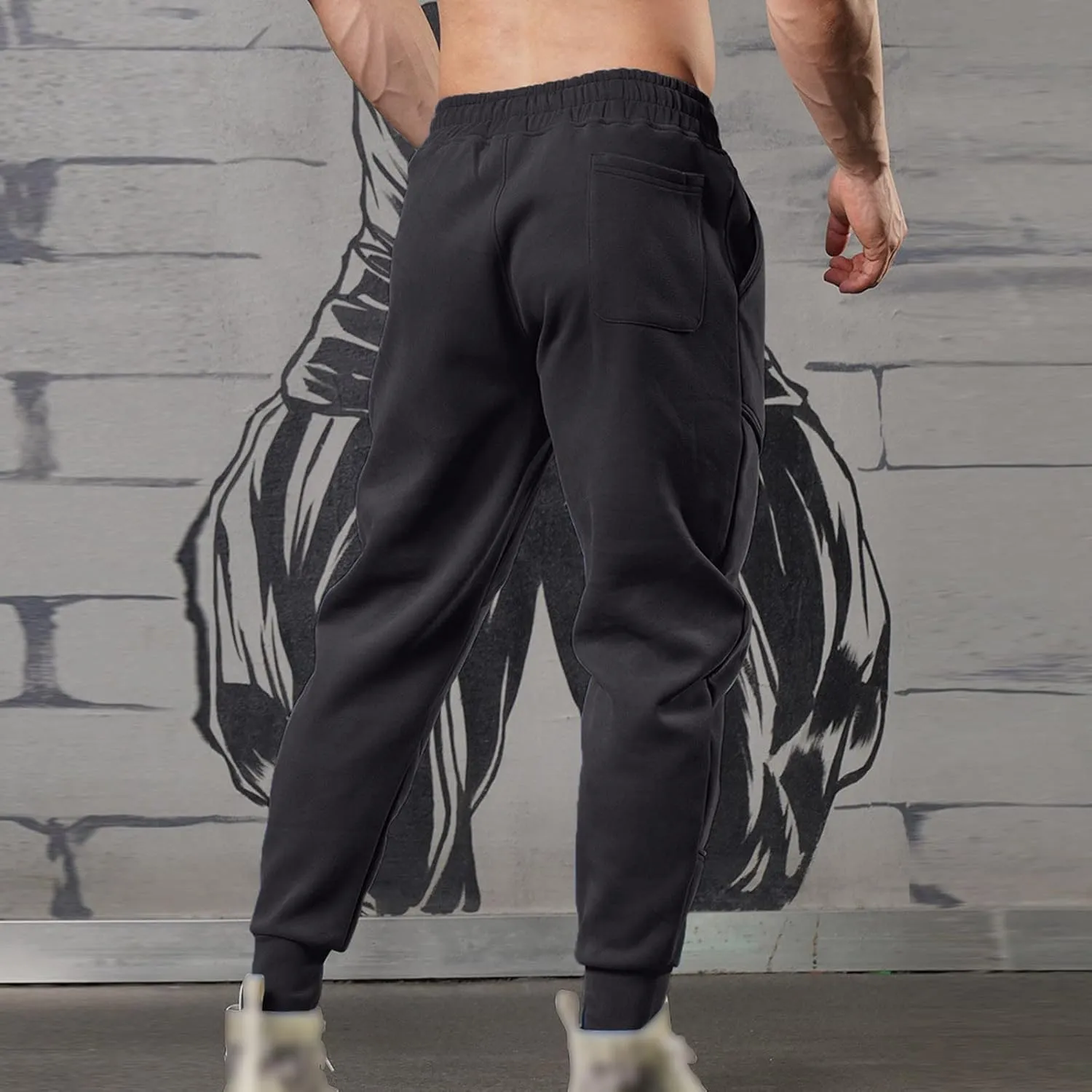 Cargo Pants for Men Relaxed Fit Pockets Lightweight Casual Baggy Work Joggers Sports Outdoor Trousers Mens Sweatpants