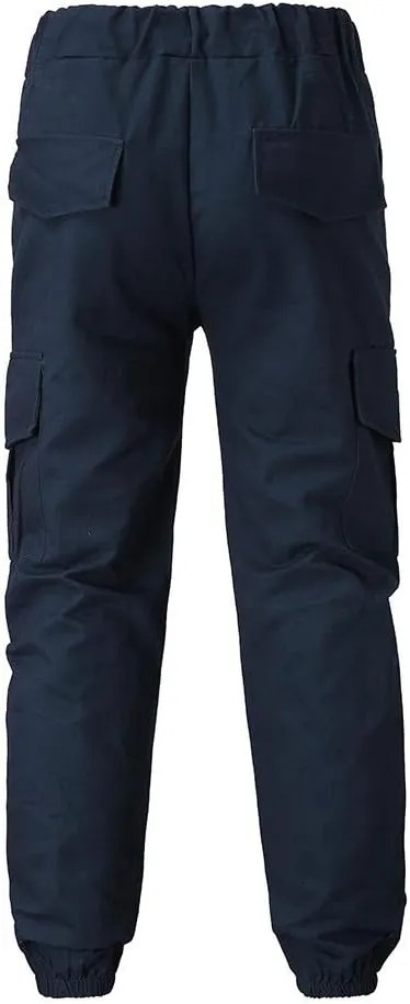 Cargo Pants for Men Wild Hiking Tactical Pants Workout Joggers Tapered Leg Sweatpants for Men with Pockets Work Trousers