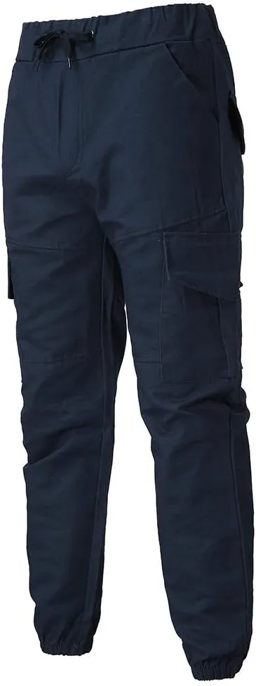 Cargo Pants for Men Wild Hiking Tactical Pants Workout Joggers Tapered Leg Sweatpants for Men with Pockets Work Trousers