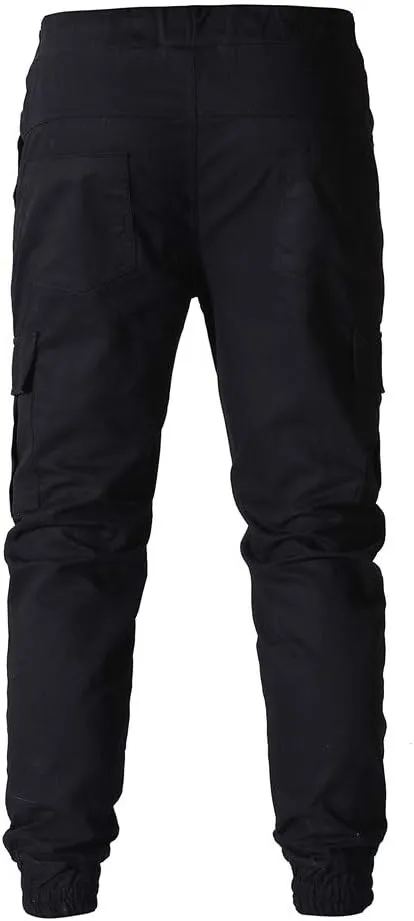 Cargo Sweatpants for Men Big and Tall Athletic Pants for Men Mens Autumn and Winter High Street Fashion Leisure Loose