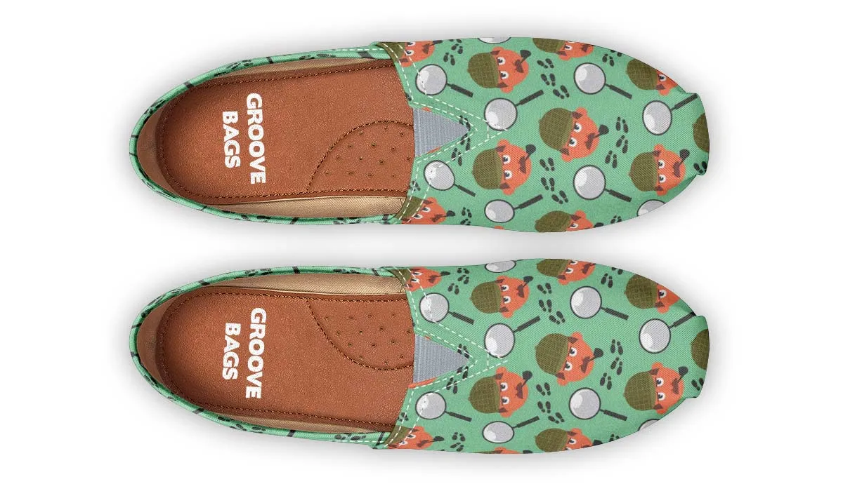 Cartoon Detective Casual Shoes