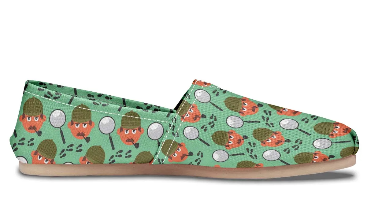 Cartoon Detective Casual Shoes