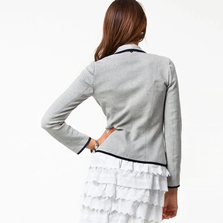 Casual Blazer Thin Women Drape Student Elegant Slim Look All-Matching Short Outerwear