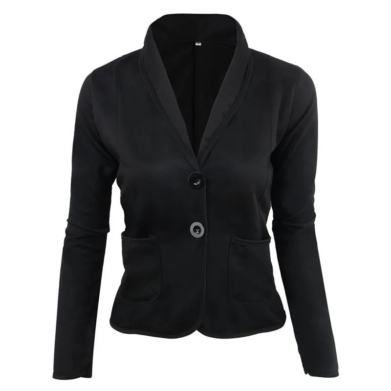 Casual Blazer Thin Women Drape Student Elegant Slim Look All-Matching Short Outerwear