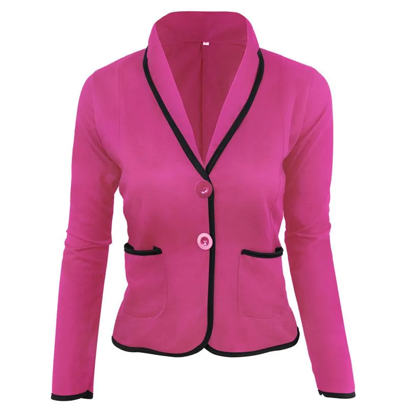 Casual Blazer Thin Women Drape Student Elegant Slim Look All-Matching Short Outerwear
