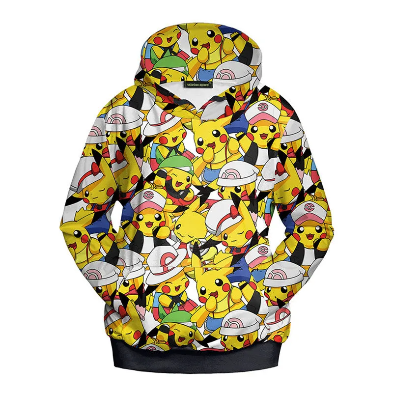 Casual Women Anime Printed Hoodies