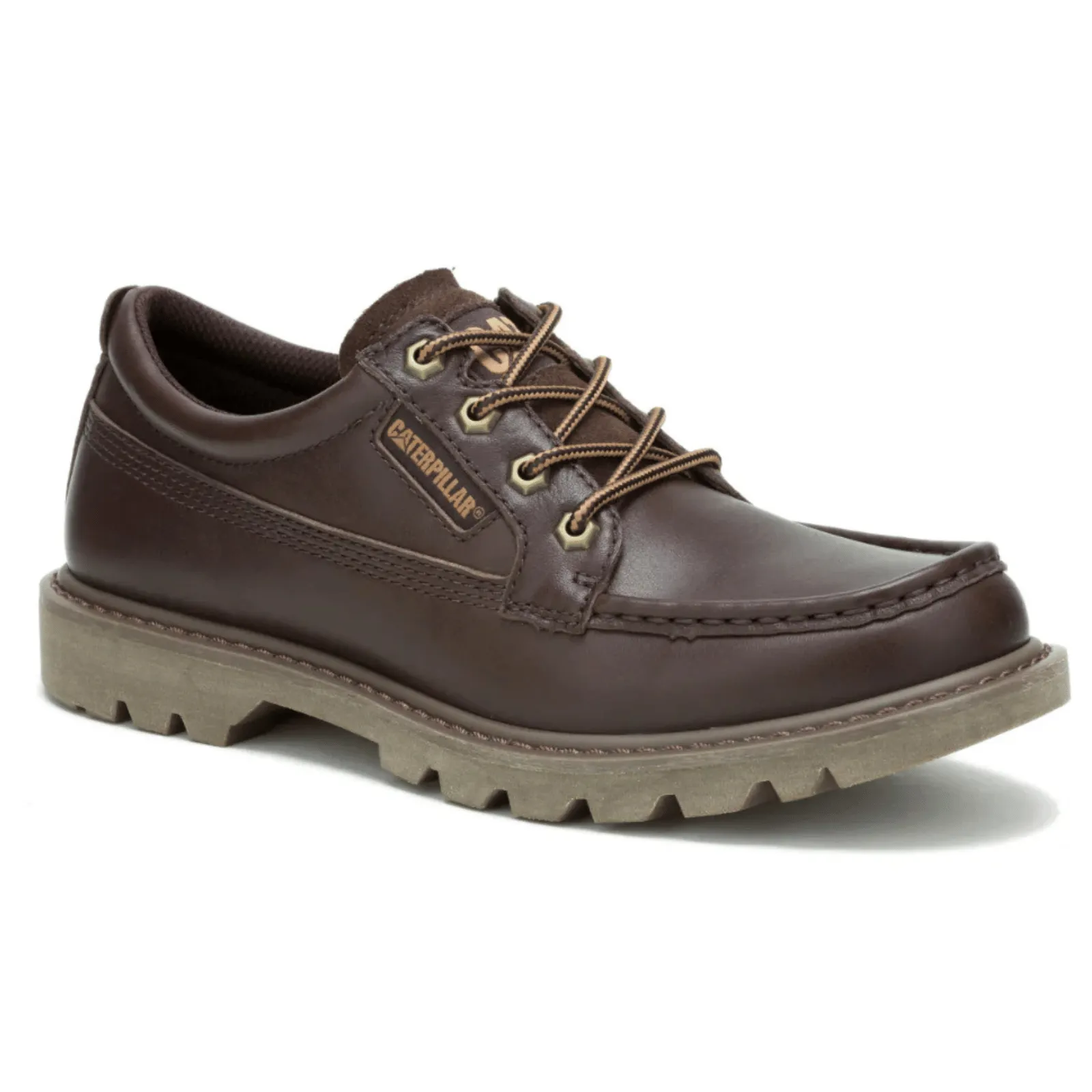 CAT Caterpiller Mens Colorado Moc Toe Low Leather Shoes