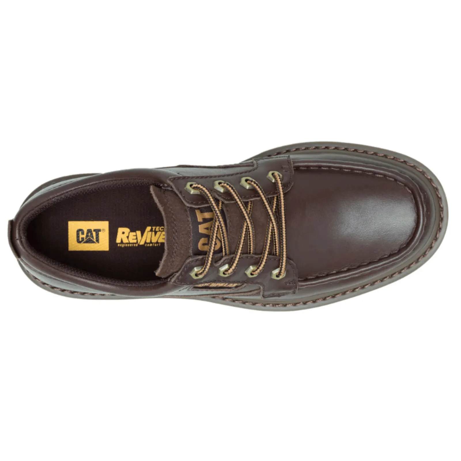 CAT Caterpiller Mens Colorado Moc Toe Low Leather Shoes