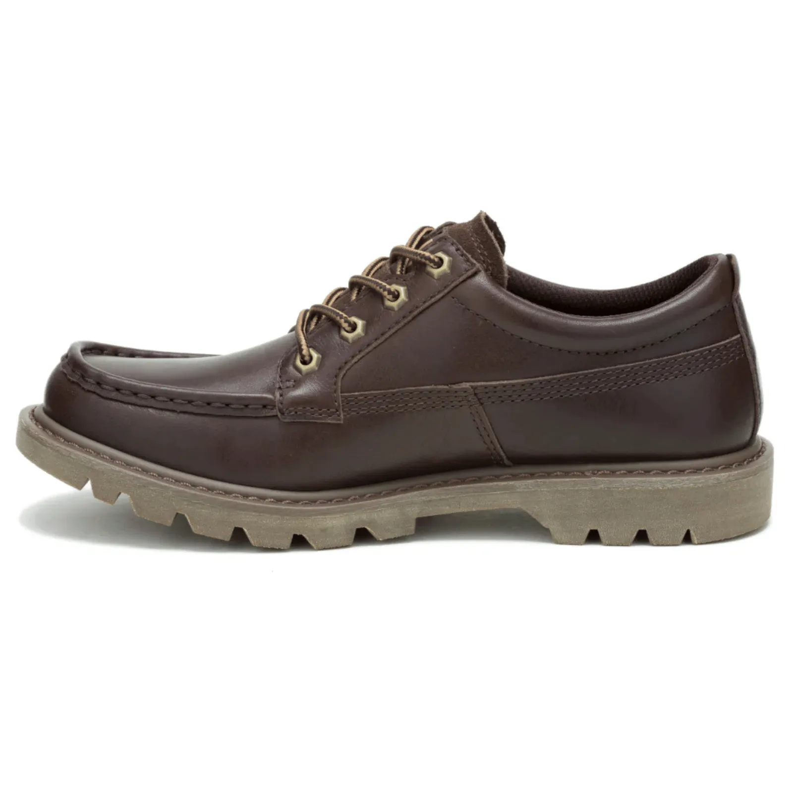 CAT Caterpiller Mens Colorado Moc Toe Low Leather Shoes