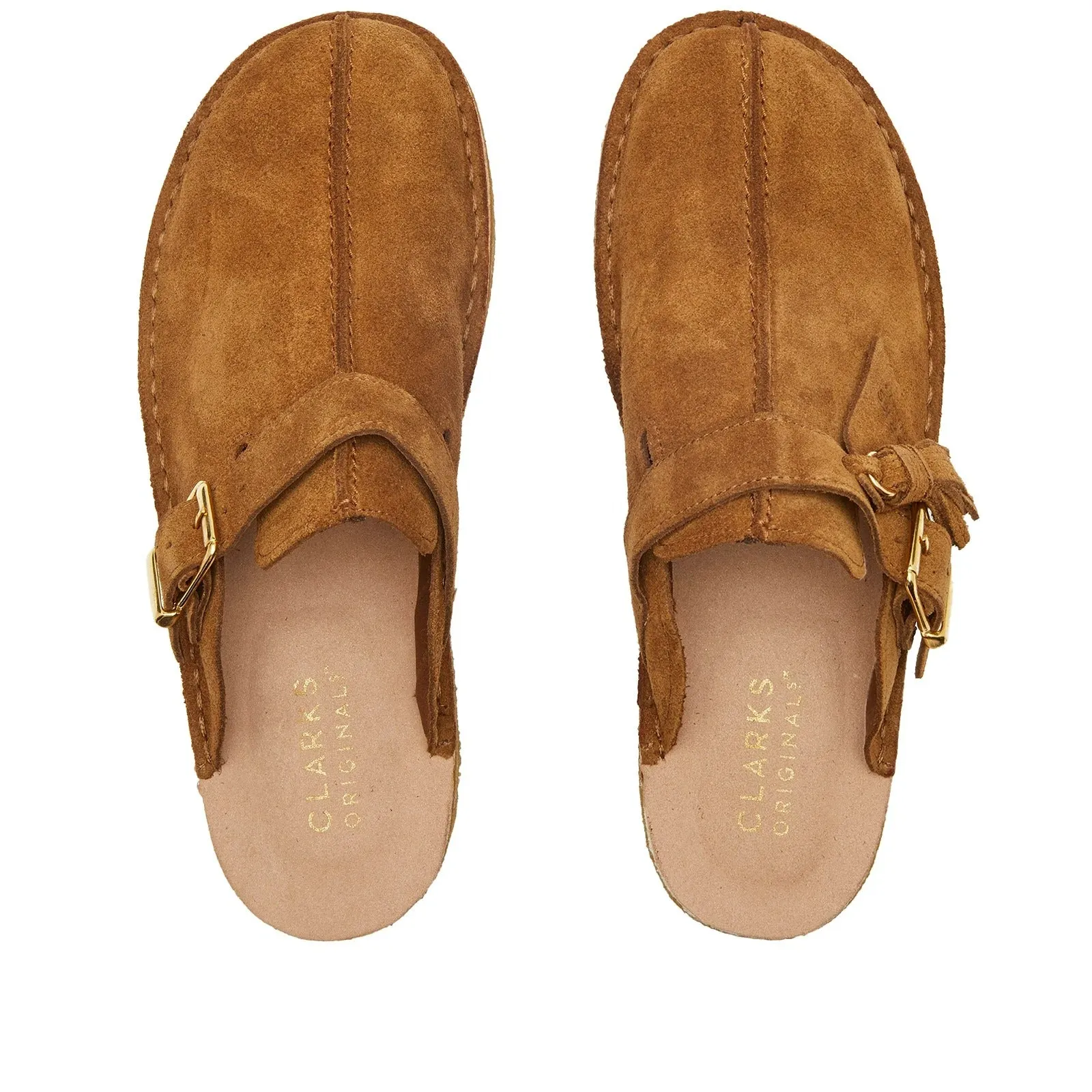 Clarks Originals Trek mules, brown