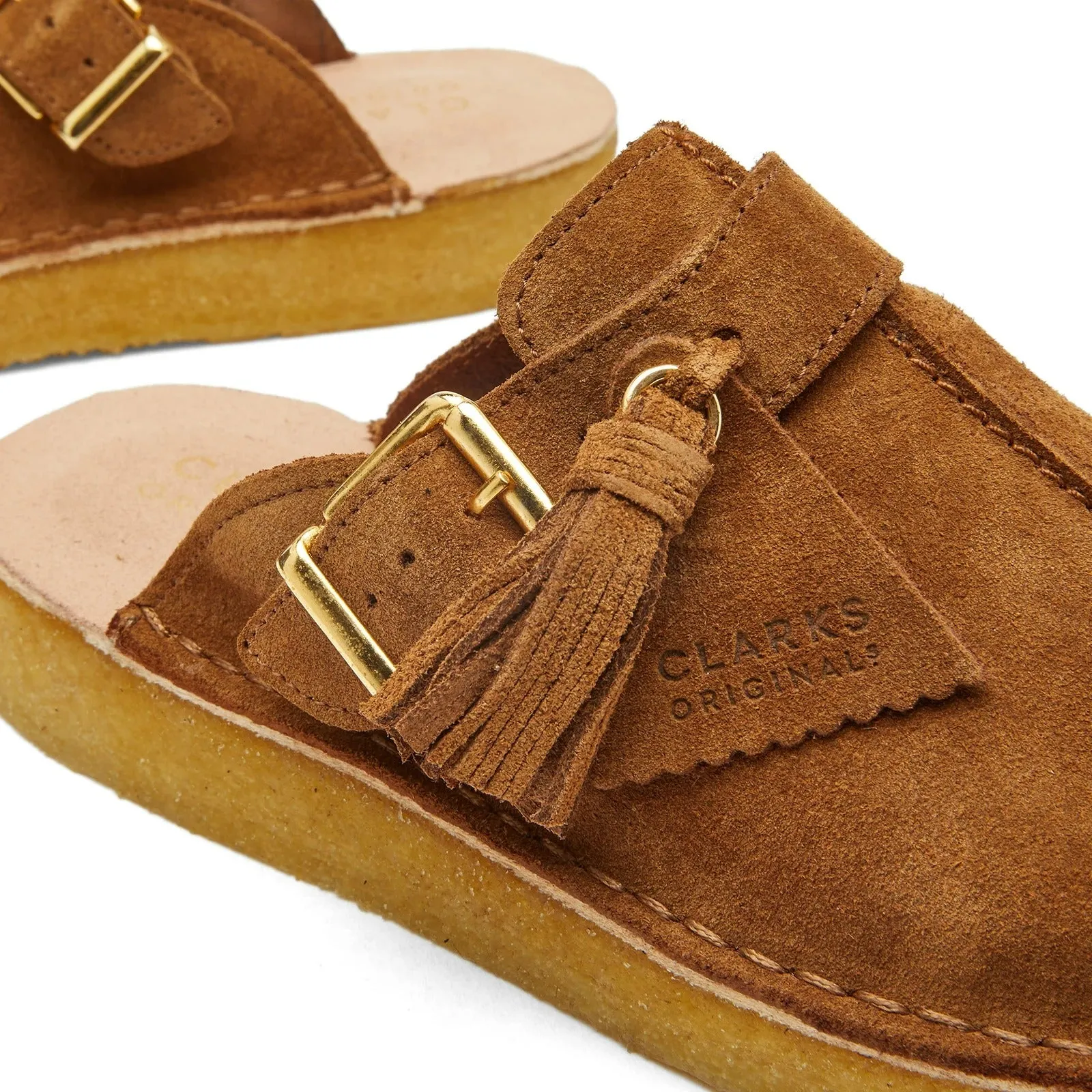 Clarks Originals Trek mules, brown