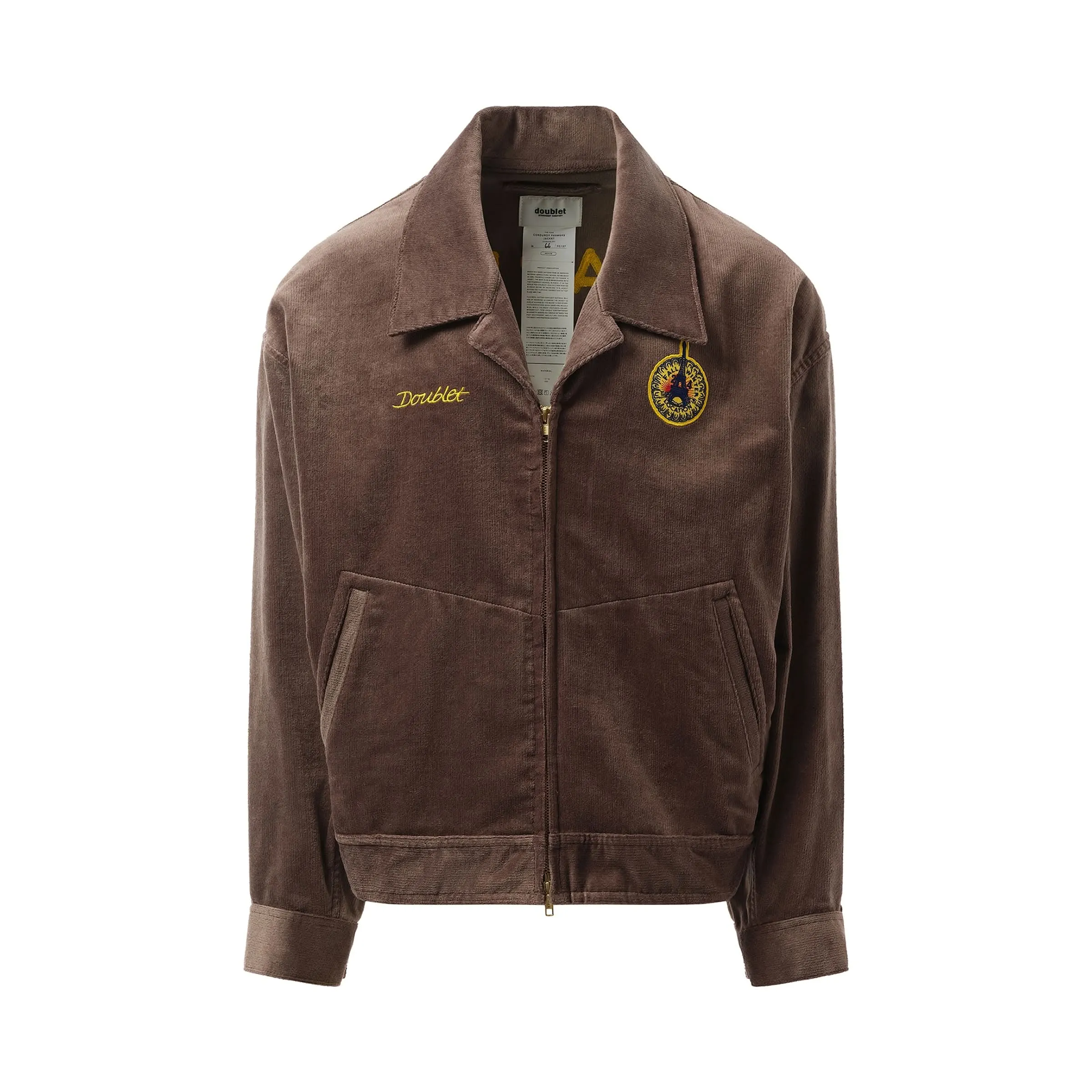 Corduroy Farmers Jacket in Charcoal