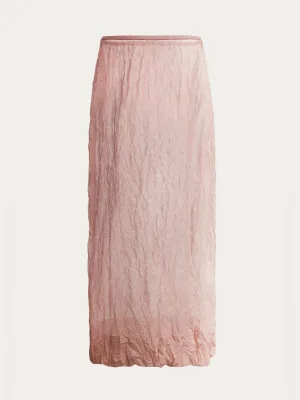 Crinkled-jersey skirt