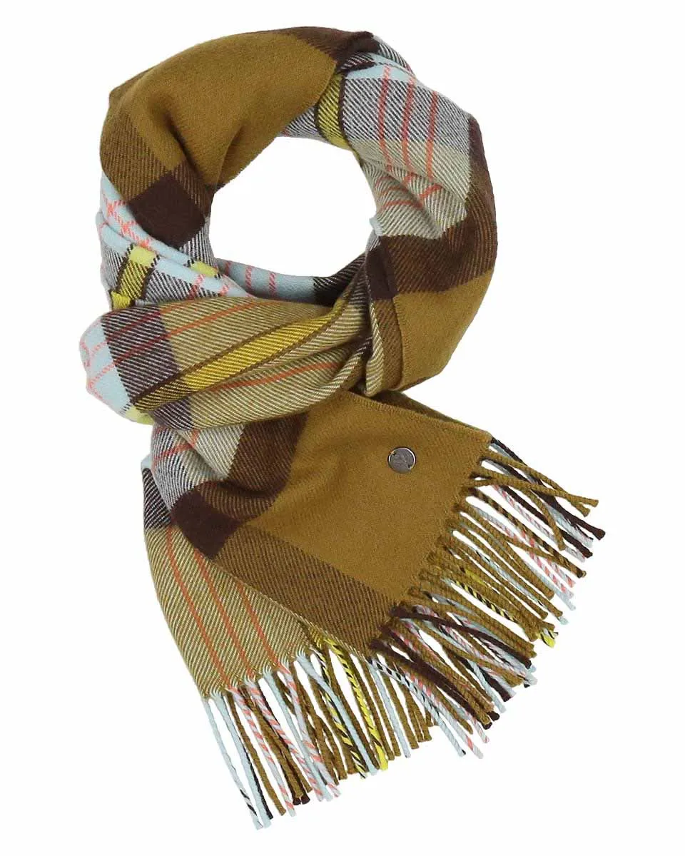 Cruelty Free Virgin Wool Plaid Scarf!  Two Colours!  50% Off!