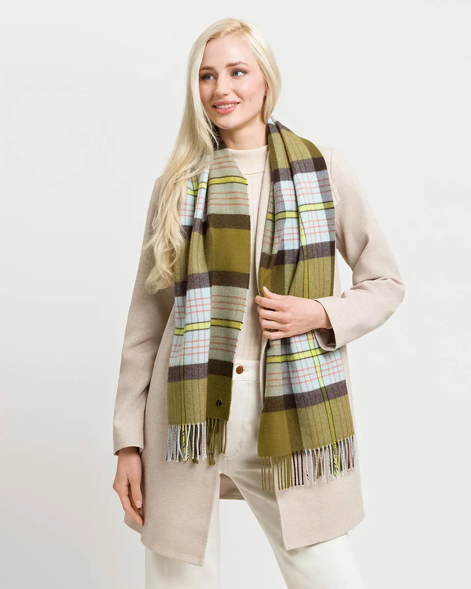 Cruelty Free Virgin Wool Plaid Scarf!  Two Colours!  50% Off!