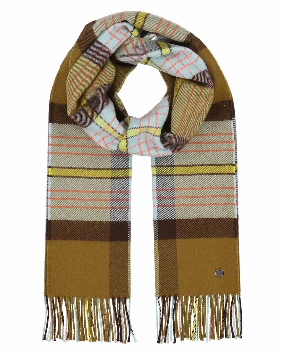 Cruelty Free Virgin Wool Plaid Scarf!  Two Colours!  50% Off!