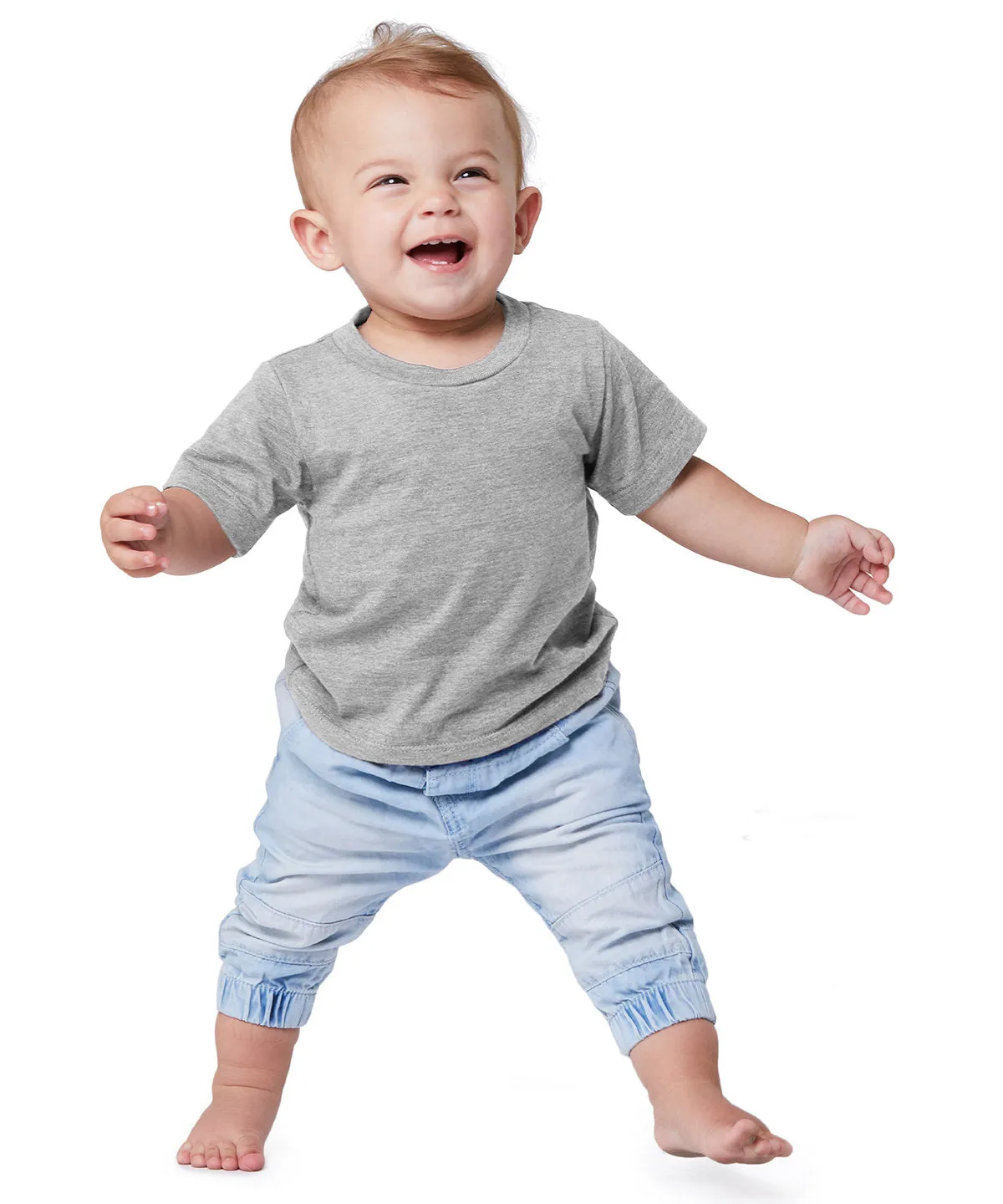 Dark Grey Heather - Baby Jersey short sleeve tee