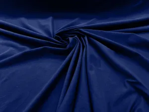 Dark Royal Blue 58/60" Wide Cotton Jersey Spandex Knit Blend 95% Cotton 5 percent Spandex/Stretch Fabric/Costume