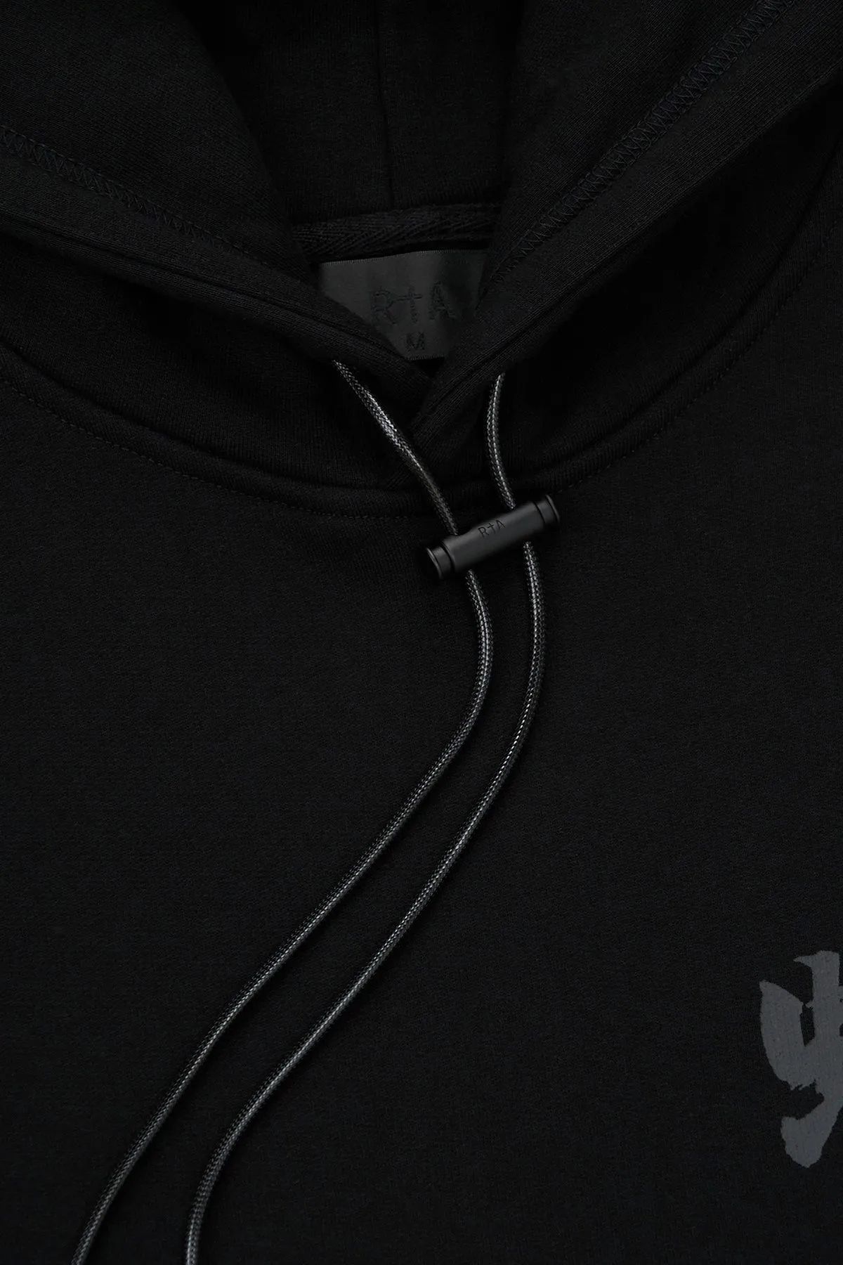 DION HOODIE | BLACK SNAKE LOGO CHARACTER