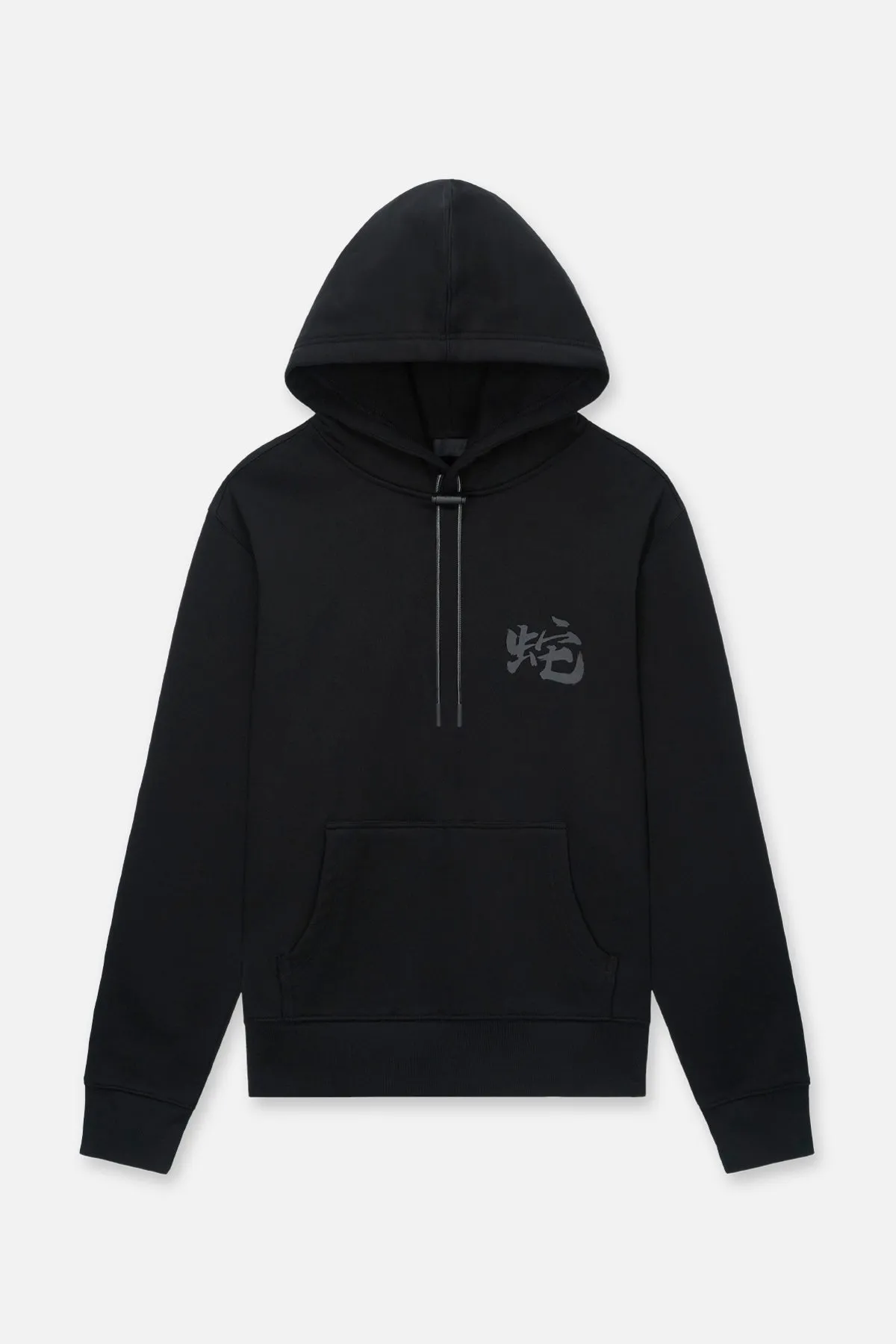 DION HOODIE | BLACK SNAKE LOGO CHARACTER