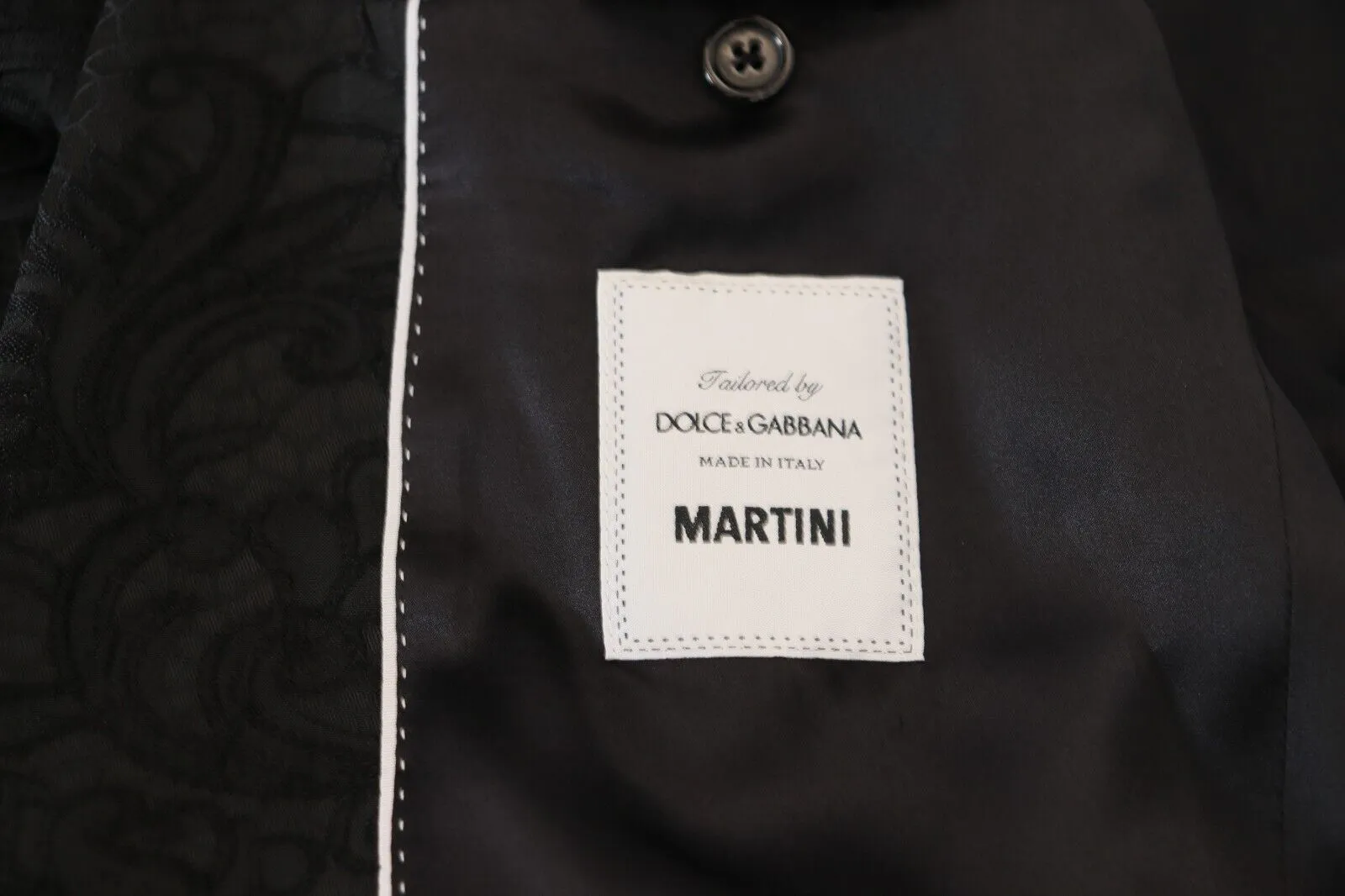 Dolce & Gabbana Elegant Slim Fit Peak Lapel Blazer