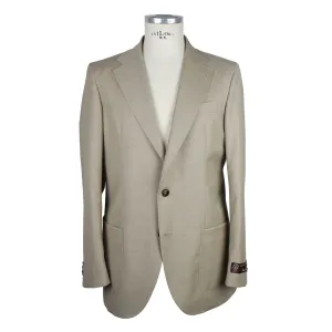 Emilio Romanelli Elegant Summer Wool Jacket