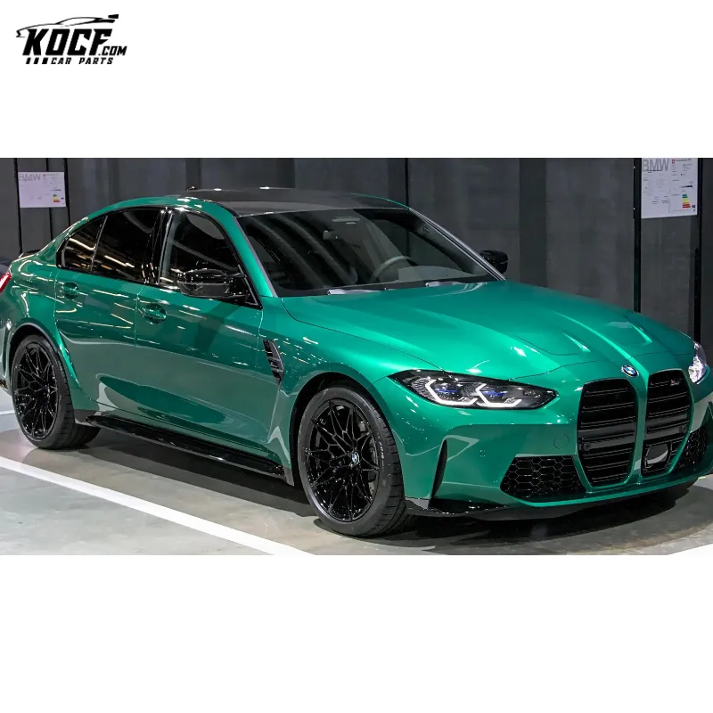 Factory Custom 2021  G80 M3 New Style MH-C Carbon Fiber Side Skirts Extensions Rocker Panel For BMW G80 M3 G82 M4
