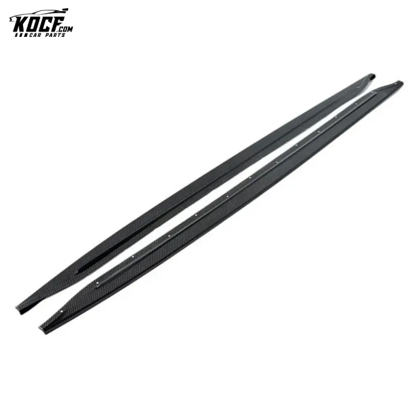 Factory Custom 2021  G80 M3 New Style MH-C Carbon Fiber Side Skirts Extensions Rocker Panel For BMW G80 M3 G82 M4
