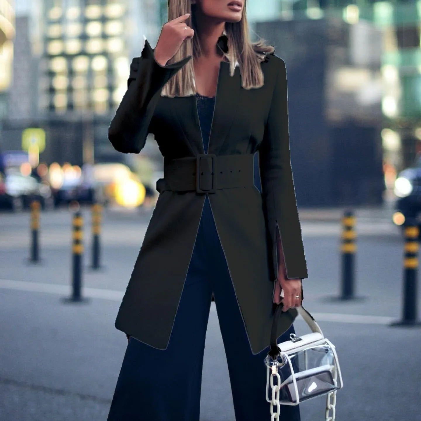 FashionSierra - Elegant Office Lady Blazer