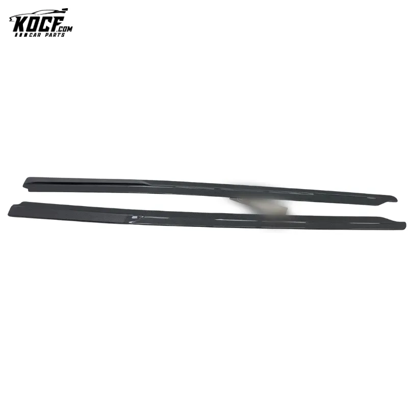 Fits for 2016-2019 Audi R8 V10 PLUS Carbon Fiber Side Skirts Extensions Add-on factory make customization