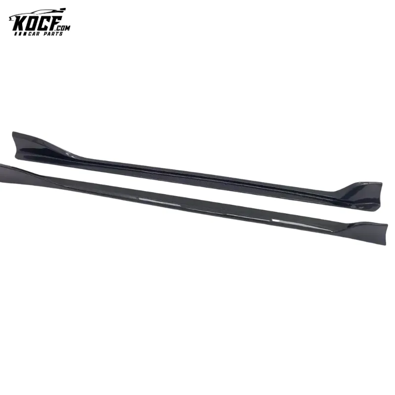 For 2019-20 Toyota Supra MK5 A90 A91 AG Style Carbon Fiber Side Skirts Rock Panel