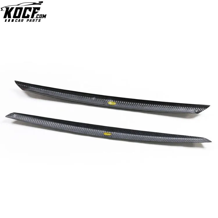 Forged Carbon Fiber Rear Trunk Trim Covers For Infiniti Q50 Sedan 4 Door 2014 2015 2016 2017 Dry Carbon Fiber Rear Trunk Trims