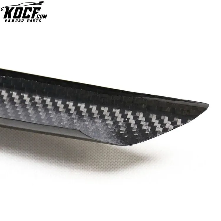Forged Carbon Fiber Rear Trunk Trim Covers For Infiniti Q50 Sedan 4 Door 2014 2015 2016 2017 Dry Carbon Fiber Rear Trunk Trims