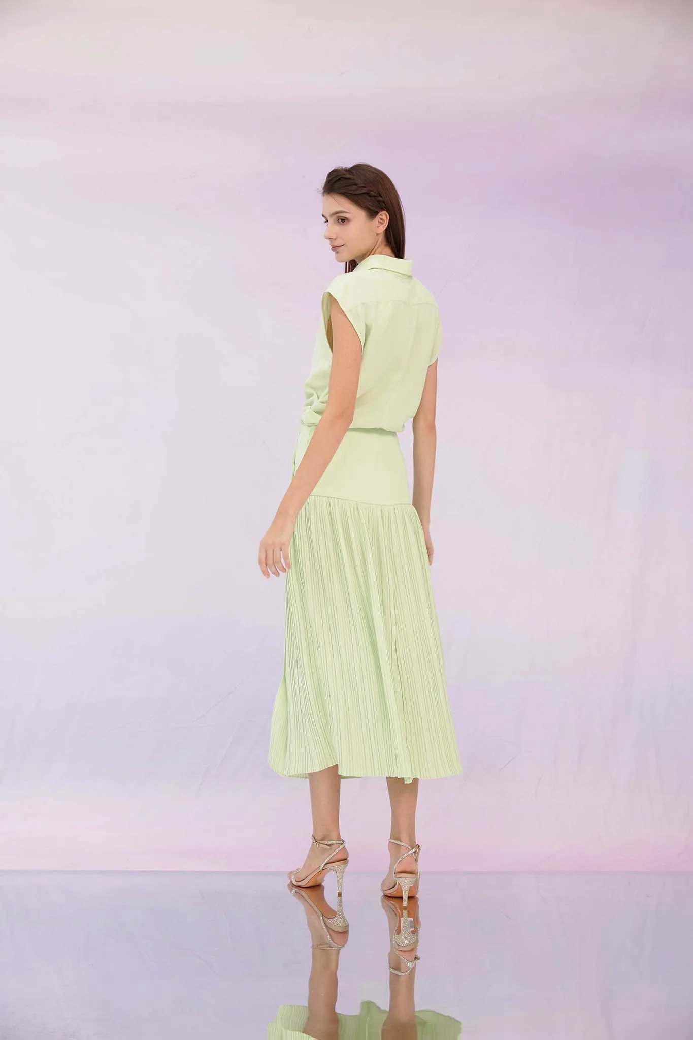 Georganne Green Sleeveless Top